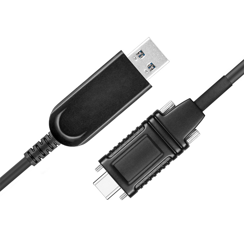 USB 3.1 AM To USB-C Active Optical Cable With Screw 3