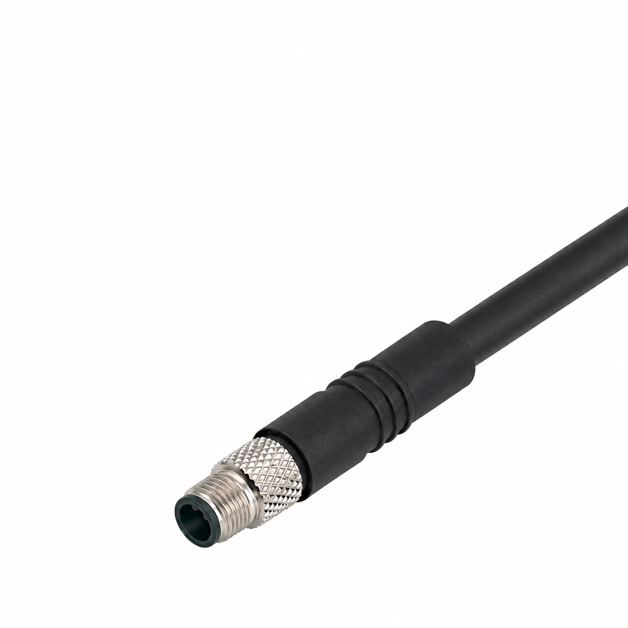 M5 Male Straight Overmolded Cable