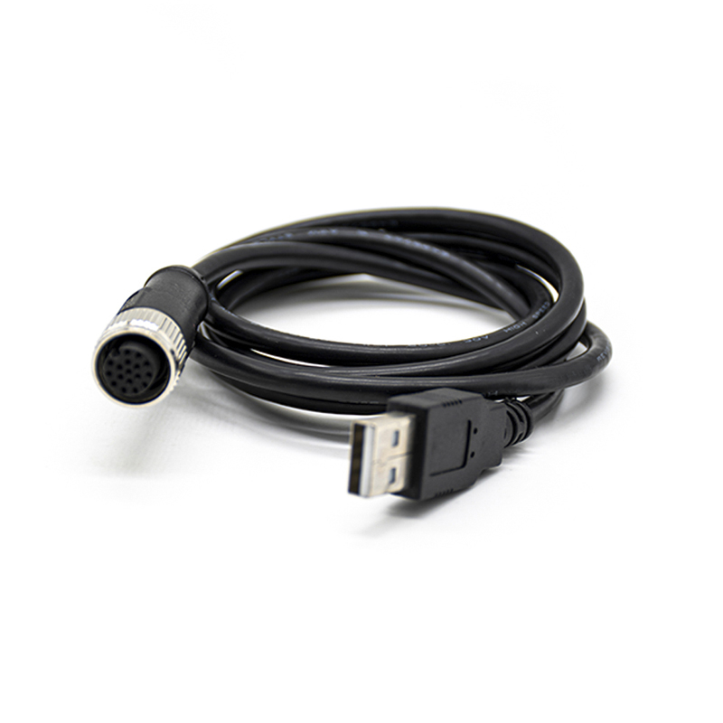 Data Transmission for M12 Female to USB Male Overmolded Cable