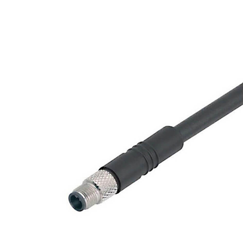 M5 Male Straight Overmolded Cable