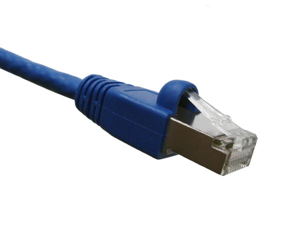 CAT6A Ethernet Patch Cable Shielded Snagless Molded Boot SFTP 10G RJ45 - RJ45 5ft