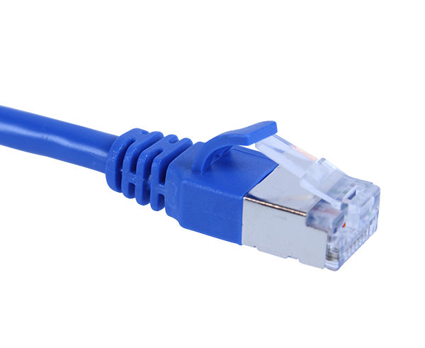 CAT6A Ethernet Patch Cable, Slim6AS Series, Shielded, Snagless Boot, UFTP, RJ45 - RJ45 - 2ft
