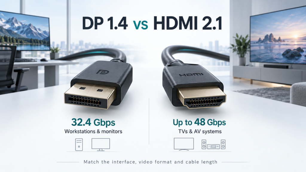 DP 1.4 VS HDMI 2.1
