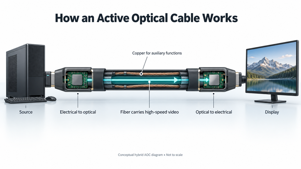 How an Active Optical Cable Works